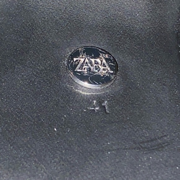 NWOT. Zara Black Leather High Heel Platform Ankle Boots. Size 10/EU 41. - Picture 7 of 8